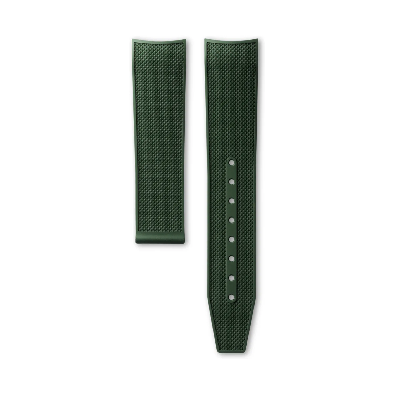 Cinturino originale Longines caucciù verde 21 mm