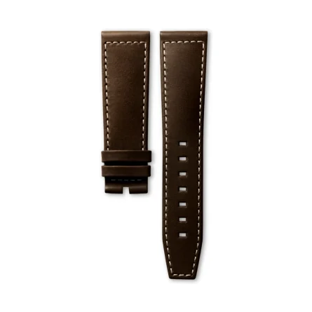 Genuine Longines calf leather strap brown 22-19 mm