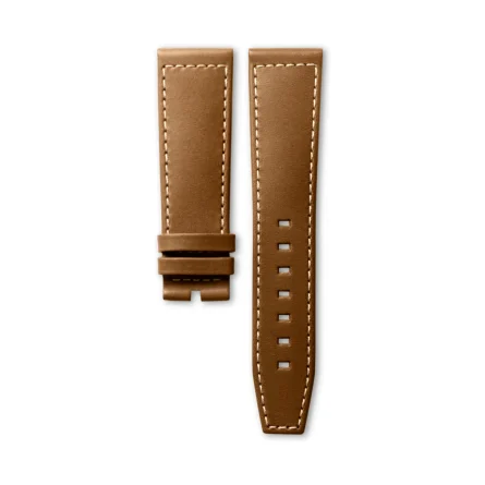 Genuine Longines calf leather strap brown 22-19 mm