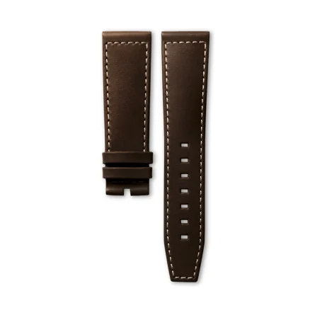 Genuine Longines calf leather strap brown 22-19 mm