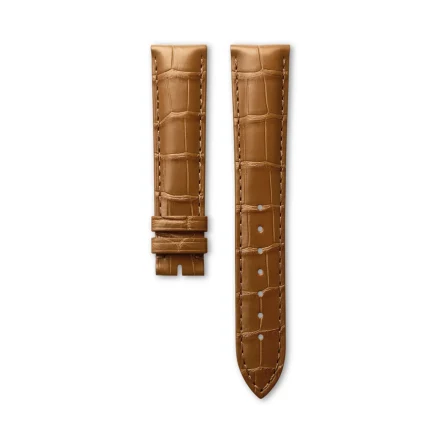 Original Longines gold alligator leather strap 19-16 mm