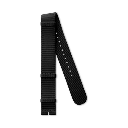 Genuine Longines NATO strap black 22 mm