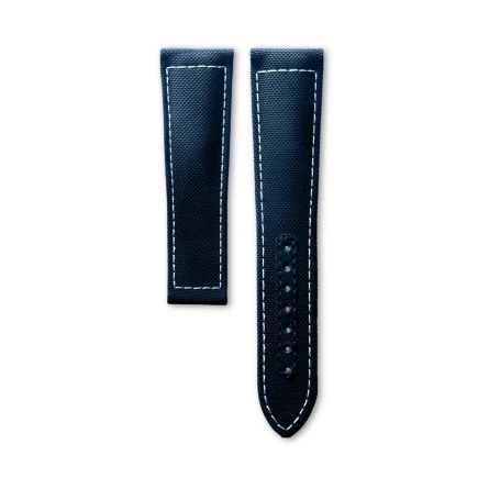 Genuine Longines synthetic strap blue 22 mm