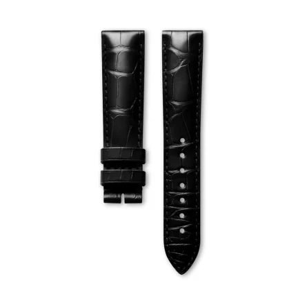 Cinturino originale Longines alligatore nero 19-17 mm