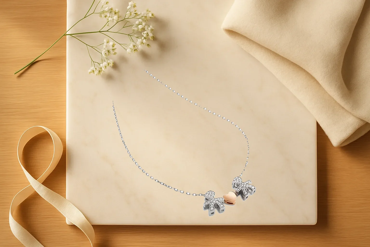 leBebé in the United States: The Italian Mother’s Necklace, in 18 Karat Gold