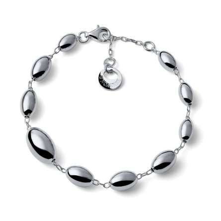 Bracelet UnoAErre Boule in 925 sterling silver, boule beads, 19.5 cm – 6710