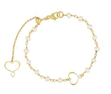 Bracciale Maman et Sophie Trame BPTRM1PEMS in argento 925 dorato