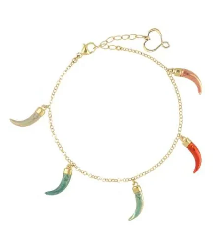 Pulsera Maman et Sophie Talismani BRTAL5ZAMX en plata 925 dorada