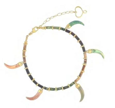 Pulsera Maman et Sophie Talismani BRTAL5ZAPT en plata 925 dorada