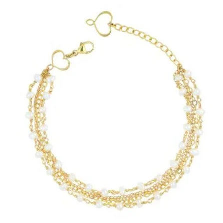 Bracciale Maman et Sophie Trame BRTRM2PECT in argento 925 dorato