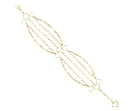 Bracciale Maman et Sophie Trame BRTRM3PECT in argento 925 dorato