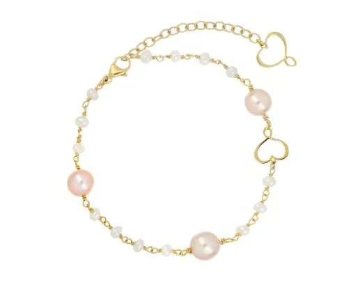 Bracciale Maman et Sophie Trame BRTRMPE3R in argento 925 dorato