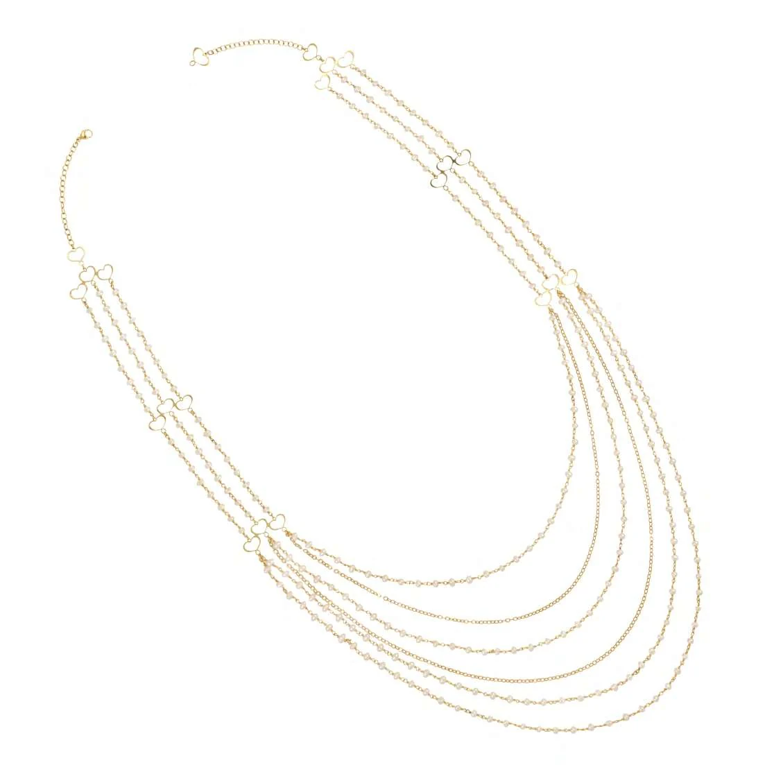 Collana Maman et Sophie Trame CLTRM4PECT in argento 925 dorato