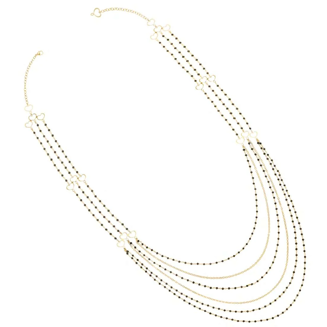 Girocollo Maman et Sophie Trame CLTRM4SPCT in argento 925 dorato