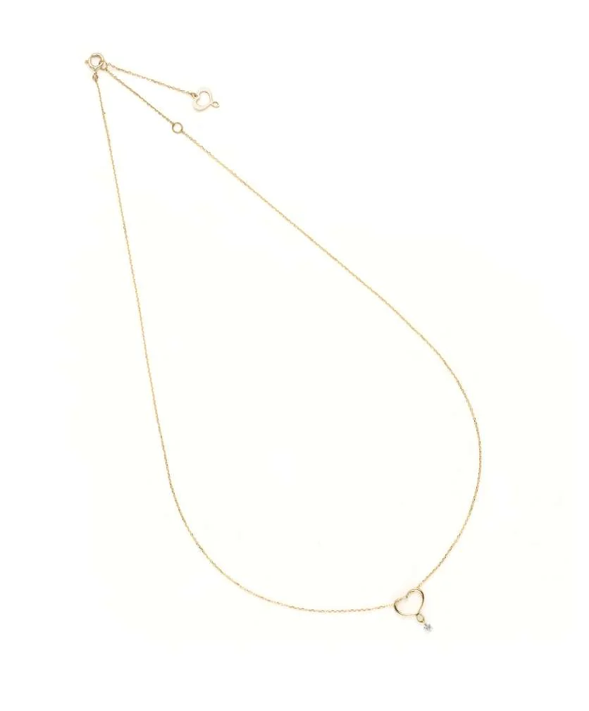 Girocollo Maman et Sophie Endless Love GCNUDMS05 in oro giallo 18kt