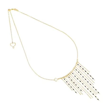 Girocollo Maman et Sophie Trame GHFRA9CT5SP in argento 925 dorato