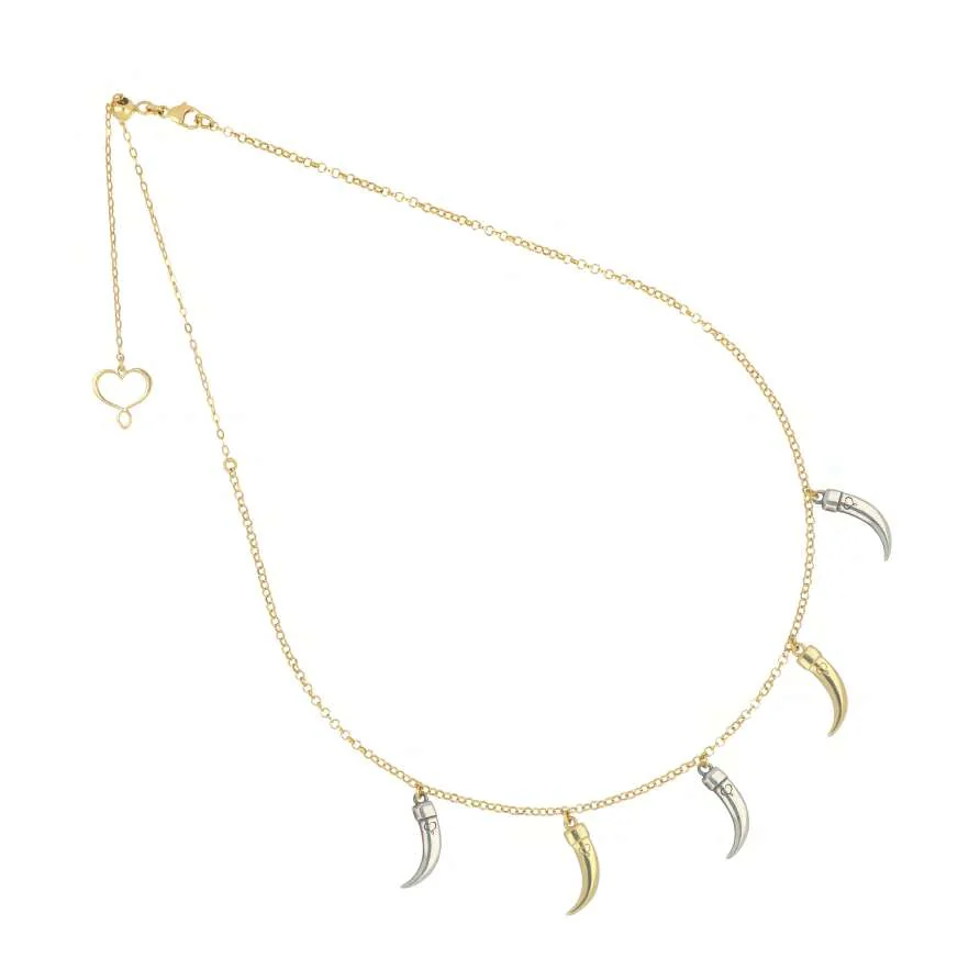 Girocollo Maman et Sophie Talismani GHTAL5ZA in argento 925 dorato