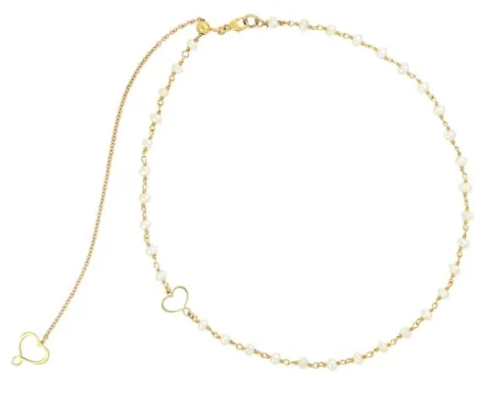 Girocollo Maman et Sophie Trame GHTRM1PEMS in argento 925 dorato