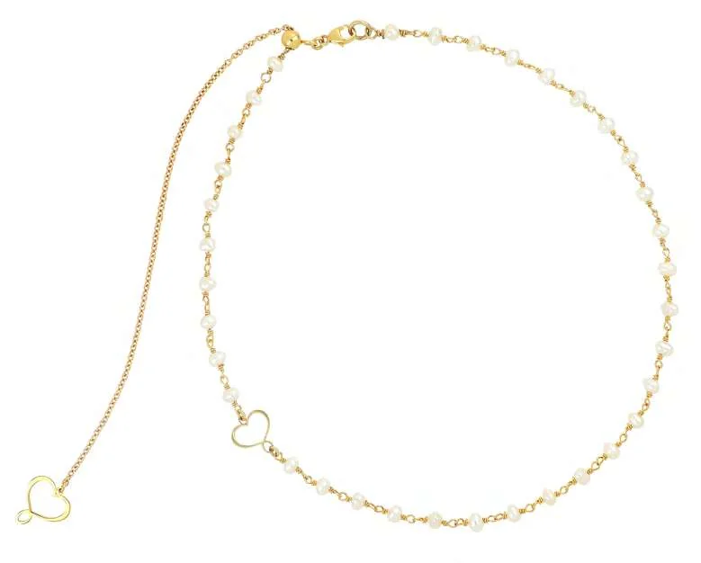 Girocollo Maman et Sophie Trame GHTRM1PEMS in argento 925 dorato