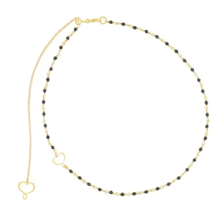 Girocollo Maman et Sophie Trame GHTRM1SPMS in argento 925 dorato