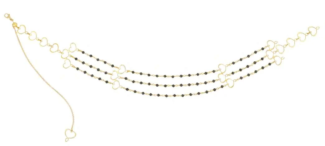 Girocollo Maman et Sophie Trame GHTRM3SP in argento 925 dorato