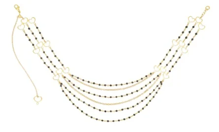 Girocollo Maman et Sophie Trame GHTRM4SPCT in argento 925 dorato