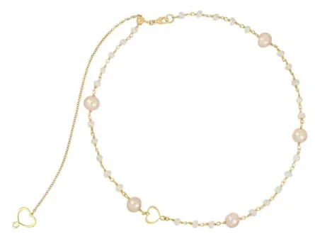 Girocollo Maman et Sophie Trame GHTRMPE5R in argento 925 dorato