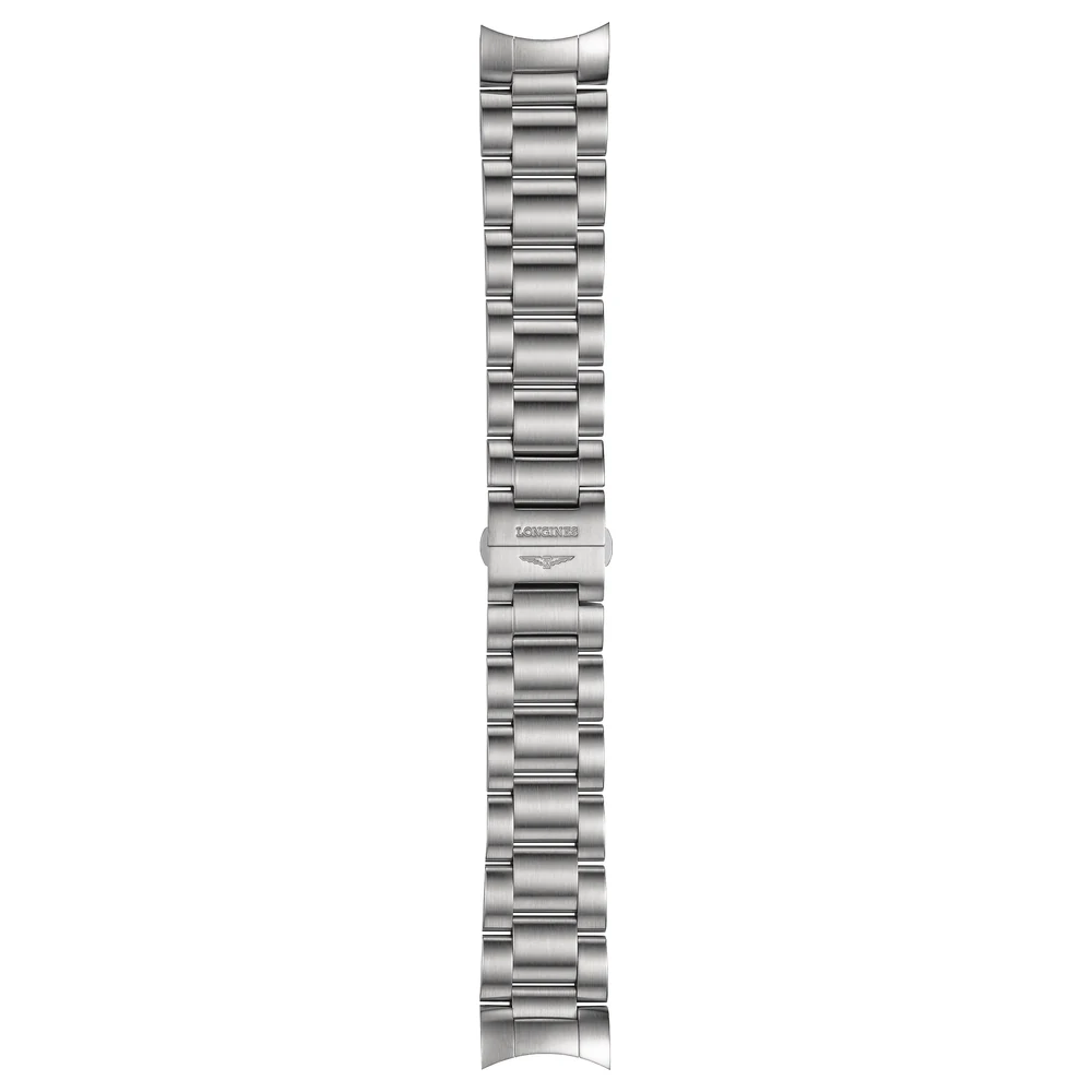 Bracciale originale Longines Conquest V.H.P. acciaio 21-19mm