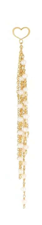 Maman et Sophie Trame earrings ORTRM44PECT in gold-plated 925 silver