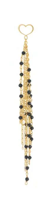 Maman et Sophie Trame earrings ORTRM44SPCT in gold-plated 925 silver