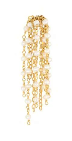 Maman et Sophie Trame earrings ORTRM46PECT in gold-plated 925 silver