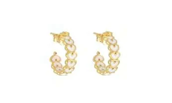 Pendientes Maman et Sophie Maman ORYOU01MSGI0 en plata 925 dorada