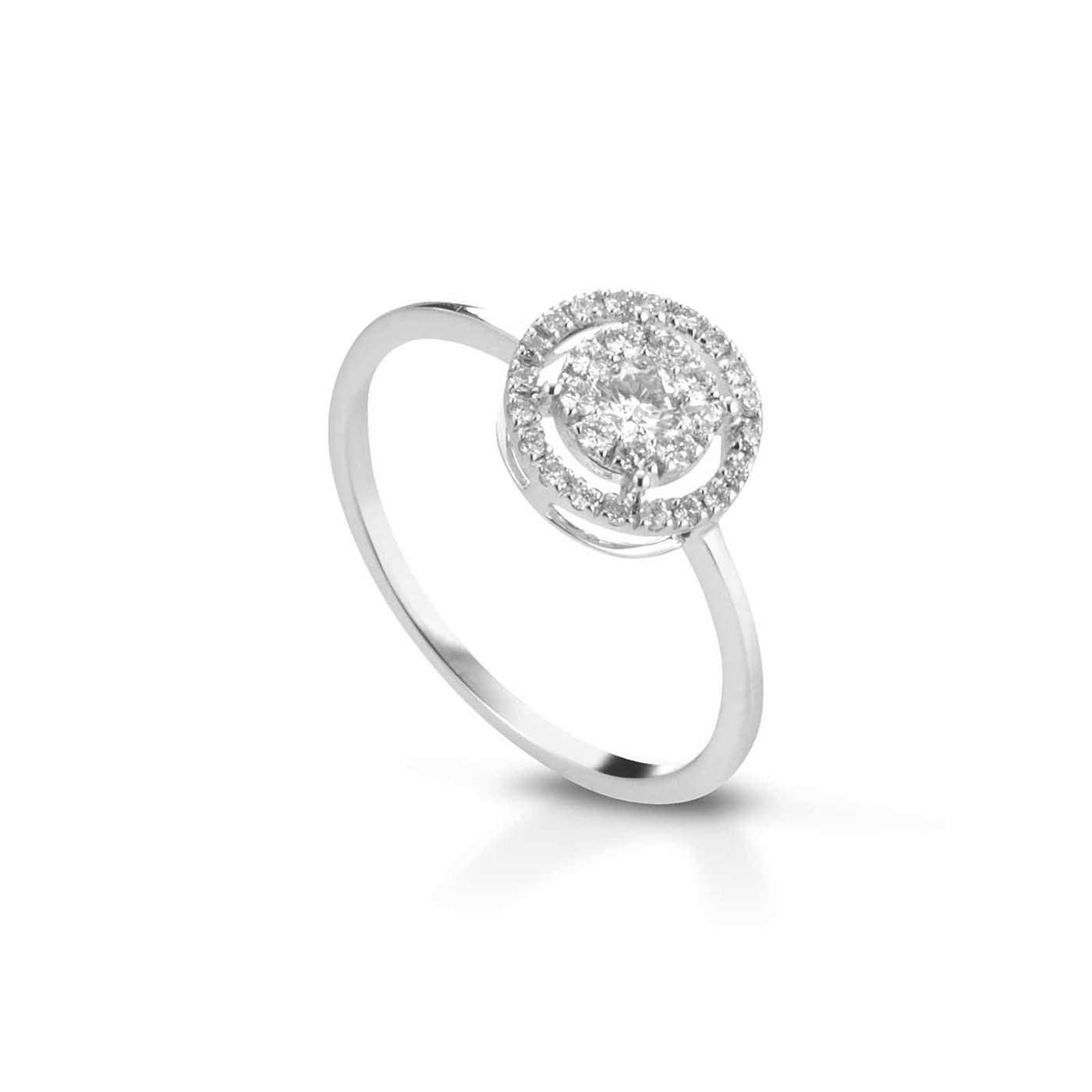 Anello Magic in oro 18kt con diamanti 0,26ct — LeLune