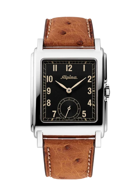 Alpina Heritage Carrée Automatic 140 Years 32,5 × 39 mm quadrante nero | Ref. AL-530BA3C6