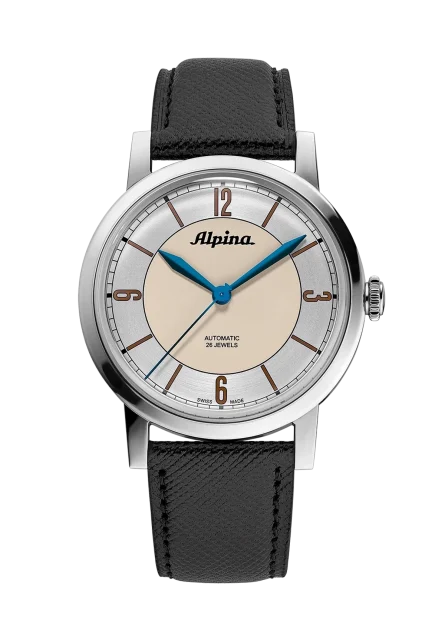 Alpina Heritage Automatic 38 mm quadrante argento | Ref. AL-520SBG3SH6