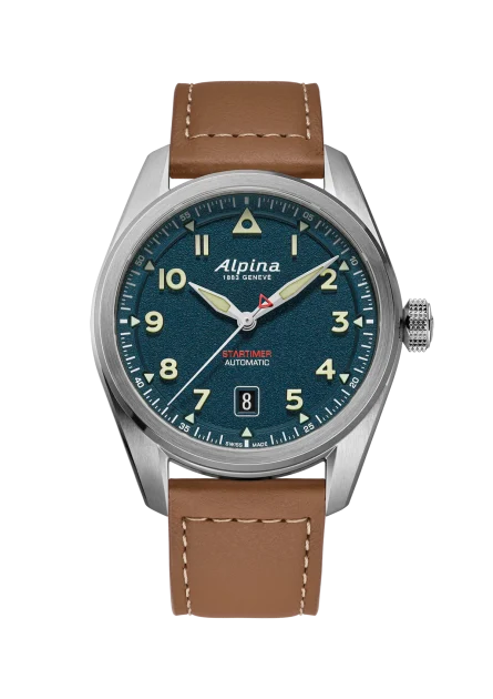 Alpina Startimer Pilot Automatic 40 mm quadrante blu | Ref. AL-525NW4S36