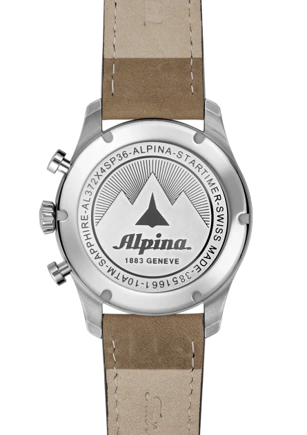 Alpina Startimer Pilot Quartz Chronograph Big Date 41 mm quadrante blu | Ref. AL-372NW4S26